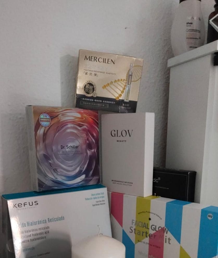 Productos faciales profesionales: microneedling, ácido hialurónico y GLOV